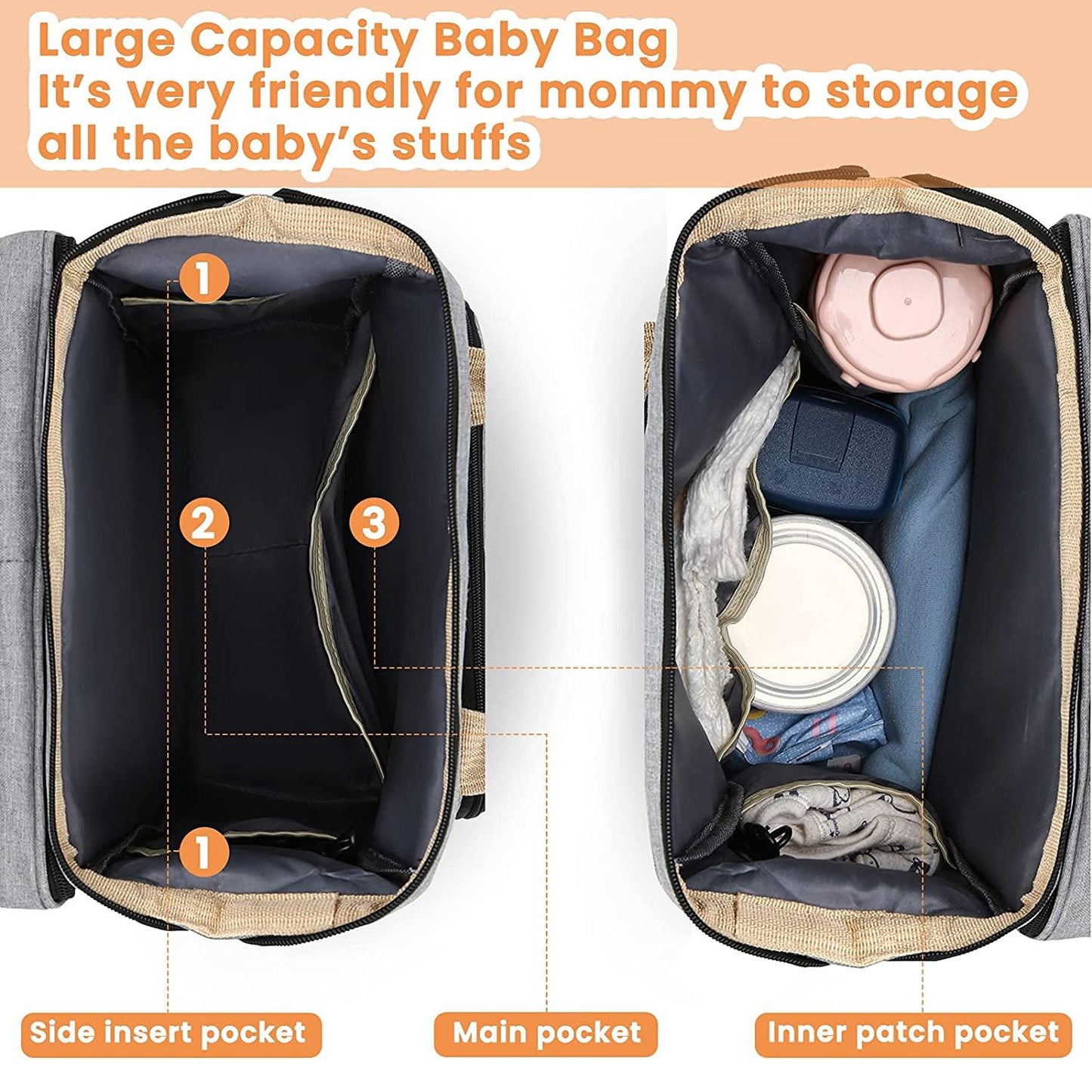 Sac à langer portatif | Berceau de voyage BabyNappy™