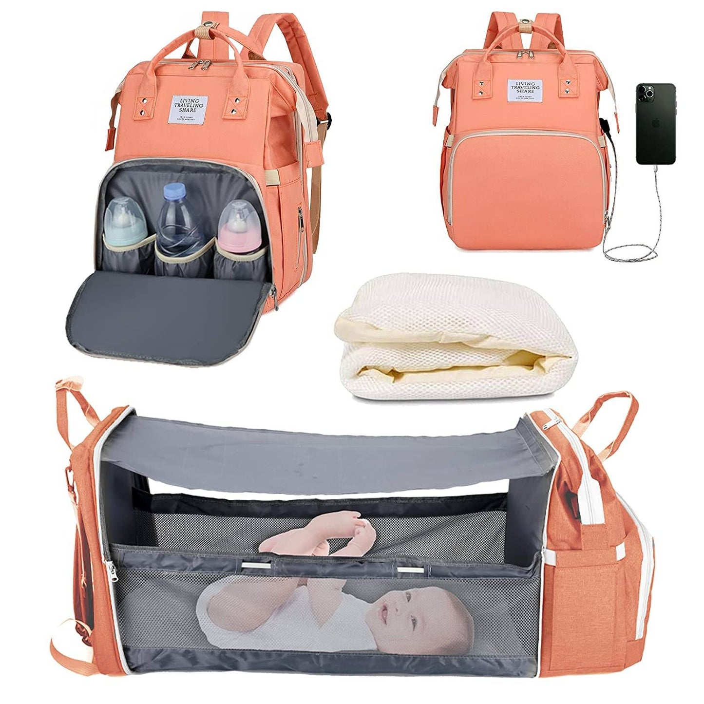 Sac à langer portatif | Berceau de voyage BabyNappy™