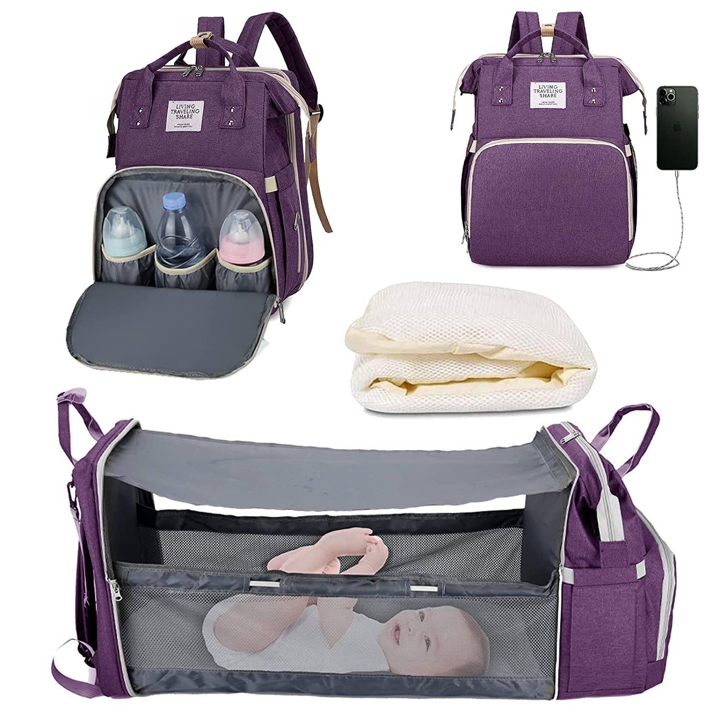 Sac à langer portatif | Berceau de voyage BabyNappy™