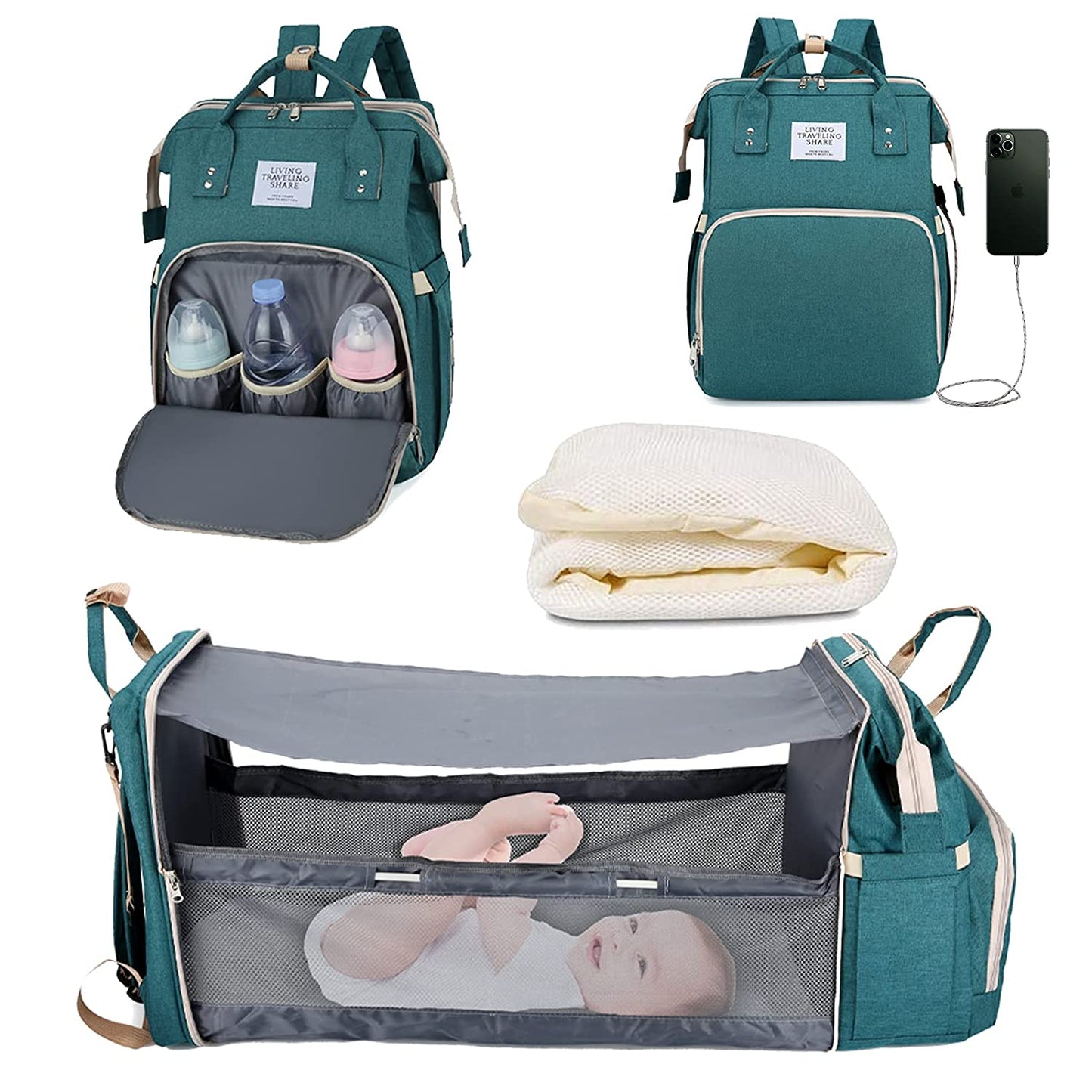 Sac à langer portatif | Berceau de voyage BabyNappy™