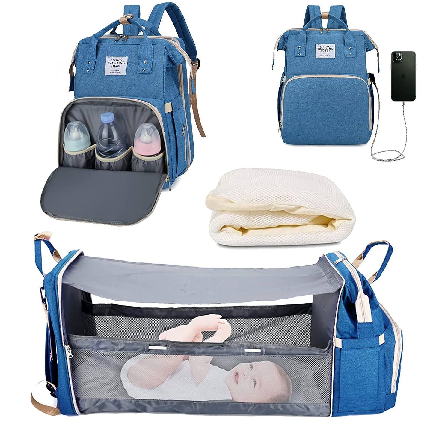 Sac à langer portatif | Berceau de voyage BabyNappy™